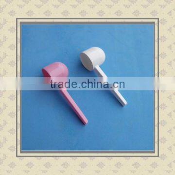 Custom Wholesale Promotional Pink White Plastic Ice Cream Spoons/OEM Your Own Design Plastic Spoons photo-2