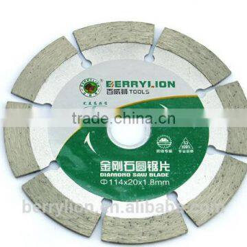 Berrylion 114mm Economical Diamond Saw Blade for instruction Dry diamond Saw Blade