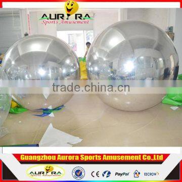 Factory directly popular party club disco decoration ball silver reflective ball inflatable mirror balloon for sale