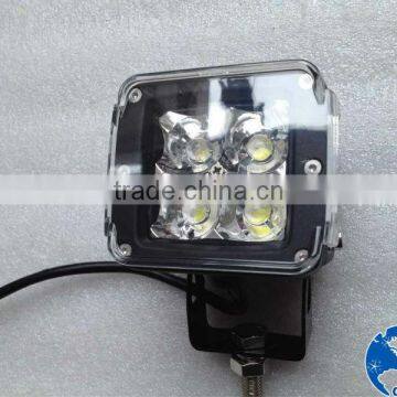 Hot Sold IP68 Auto Lamp 4x4 Off Road 12w LED Work Light For Vehicle