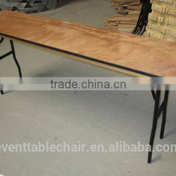 Dining Table Restaurant Table Hotel Plywood Wood Folding Banquet Table photo-5