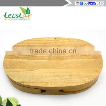 4 Cheese Knives With Board Set Rubber Wood Cheese Board Set Professional Bamboo & Wood Household Products Wood Cheese Tools photo-4