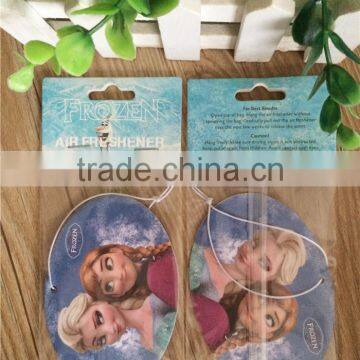 TOP SALES CUSTOMIZED cartoon printing paper air fresher /freshener/freshner