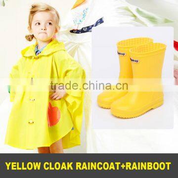 2017 New Design OEM PVC Kids Children Raincoat Rain Boot Manufacturer photo-2