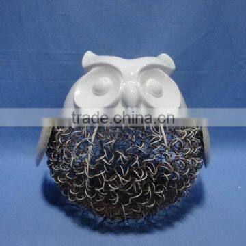 Owl Decorations Porcelain With Iron XMAS Decorations photo-2