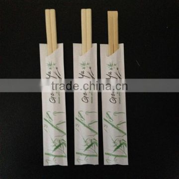 wholesale bamboo chopsticks with paper sleeve in bulk with high quality