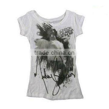 Womens Michael Jackson Screen Explode T-Shirt Nanchang