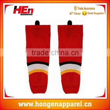 Hongen apparel sublimation comfortable ice hockey socks hockey uniform