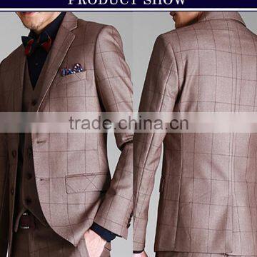 2017 Hot Sale Latest Pant Coat Picture Men Formal Suits With Stripe Fabric
