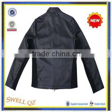 Top Fashion Italian Spring New Design Leather Jacket for Men photo-2