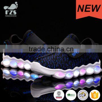 Kids Boys 7 Colors USB Chargeable LED Lights Flashing Sneakers Wholesale photo-6