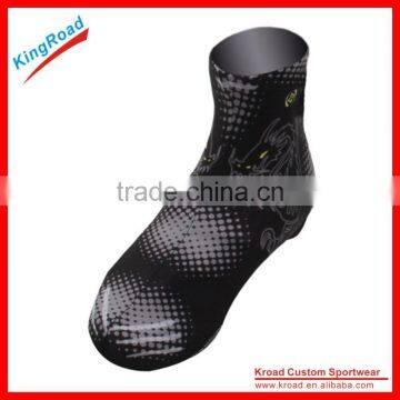 Sublimation printing lycra cover shoe, custom cycling shoe protector