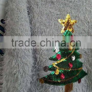 Kids Wholesale Eyelash Knit Christmas Sweater (KS0439) photo-5