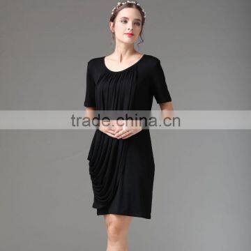 MAMALOVE Soft Knitted Fabric Summer Matern Dress Manufacturer Nurs Clothes Breastfeeding Dress photo-4