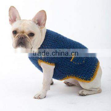 Navy Style Dog Knitwear with Pocket