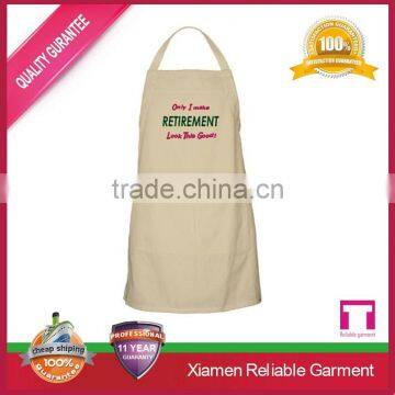 Hot sale custom yellow cooking men apron