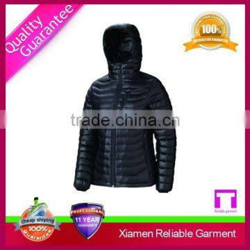 Fashion 95% Goose Down Women Thick Winter Wool Coat photo-5