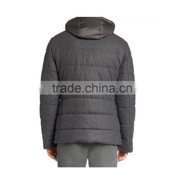New Design Heavy Padded Woolen Cotton Jackets and Coat Wither Padding Jacket Men photo-3