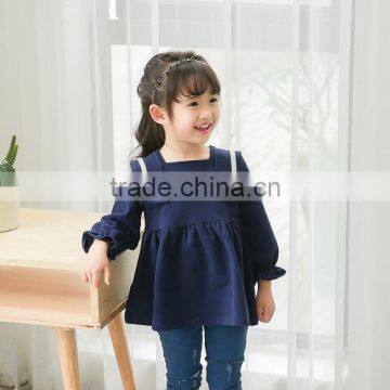 S60628B 2017 New Autumn Child Collar Dress for Girls photo-4