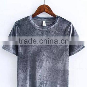 Runwaylover EY2389B Ladies Sexy 2017 Short Sleeve Crop Tops photo-4