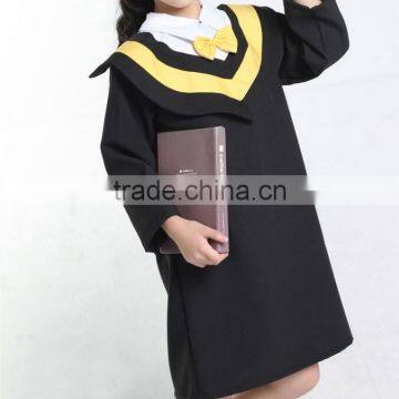 Custom Kids Preschool Graduation Gowns / Nice Boys Wearing Girls School Uniform for Kindergarten photo-5