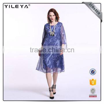 OEM&ODM Service Chiffon Loose Shift Dress,women Shift Dress photo-2