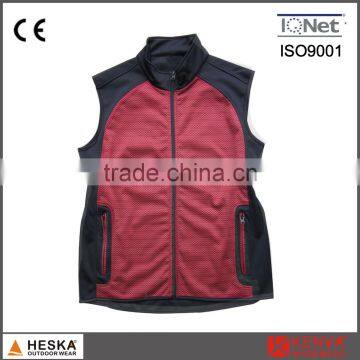 High Quality Cheap Tailored Wholesale Sport Vest Outdoor Knitted Softshell Vest photo-3