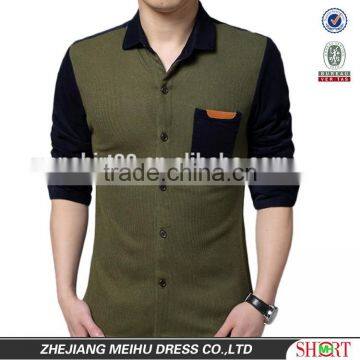 2017 New Arrival Stylish Men Corduroy Slim Fit Casual Shirt