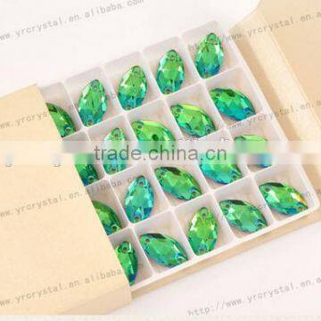 peridot crystal strass stone sew on for wedding dress