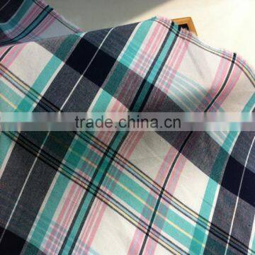 Colorful Check 100% Cotton Dyeing Dobby Fabric photo-4
