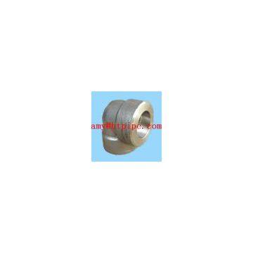 stainless ASTM A182 F316 socket weld 90deg elbow