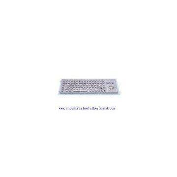 IP65 Waterproof Industrial Keyboard With Trackball , Full Function Keys