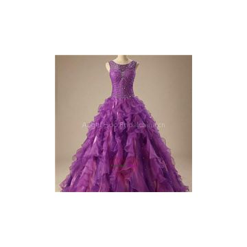 Ruffled Organza Quinceanera Dresses QD1601