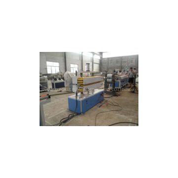 Two Screw Plastic Profile Production Line , Pvc Profile Making Machine For Window Door Frame