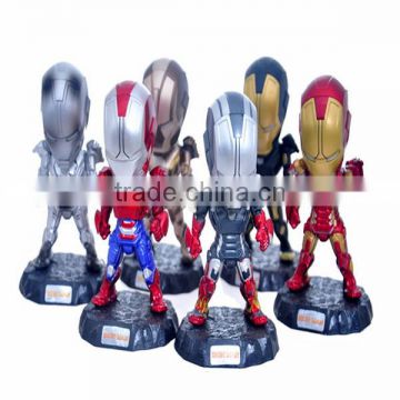 Ironman figure set of 6pcs Super Hero Marvel PVC toys action figure for kid