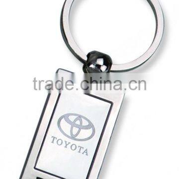 2016 Customized Metal Laser Engraving mini led flashlight keychain
