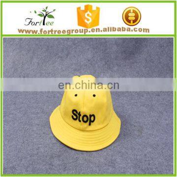 custom 100% cotton solid color plain blank bucket fisherman hats