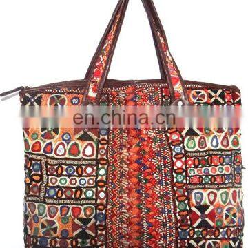 Banjara Hobo Bag Handbag Sari Patch Tote Bag Tribal Embroidered Handbag