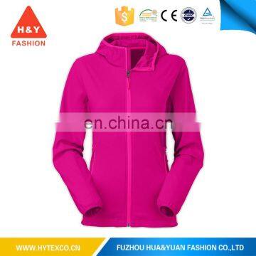 Eco-friendly China custom made breathable lady's removable sleeve soft shell jacket--7 years alibaba experience