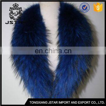 Factory Price Wholesale Fur Scarf Real Raccoon Collar photo-3