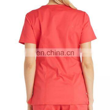 Customized Short Sleeve Hospital Medical Scrub Uniform