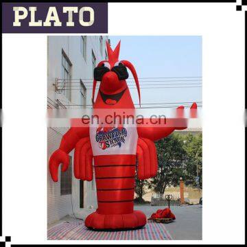 2017 Hot sale inflatable inflatable lobster for outdoor advertising