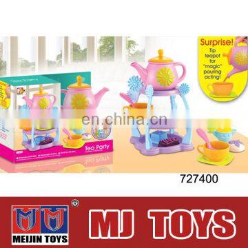 Modern kitchen KIDS diy kitchen market stall play set Plastic tea toys factory