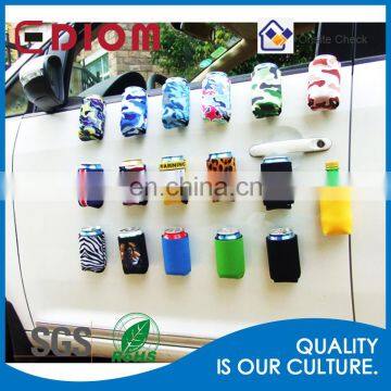 Customized popular fahion sublimation neoprene colorful durable magnetic can cooler