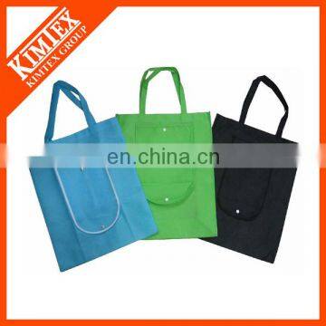 Cheap reusable collapsible non woven Alibaba online shopping bag