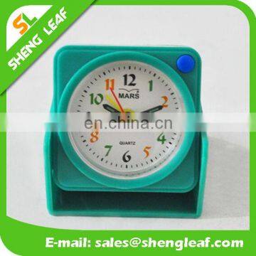 Gift promotion alarm clock, wholesale supply colored travel alarm clock