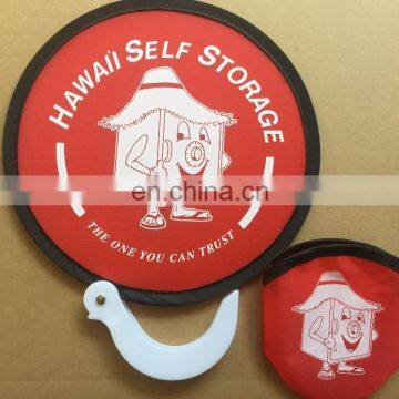 2017 customized folding round fan for Japanese