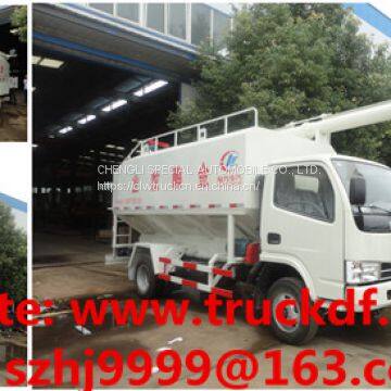 2018s High Quality and Competitive Price Dongfeng 4*2 LHD 8m3 Poultry Animal Feed Transporting Truck for Sale photo-3