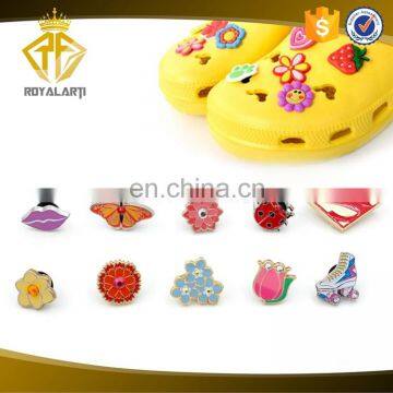 High Quality Flower Soft PVC Shoe Charm Lovely Decoration