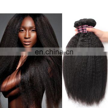 Wholesale Kinky Straight Natural Hair Extensions peruvian virgin hair bundles